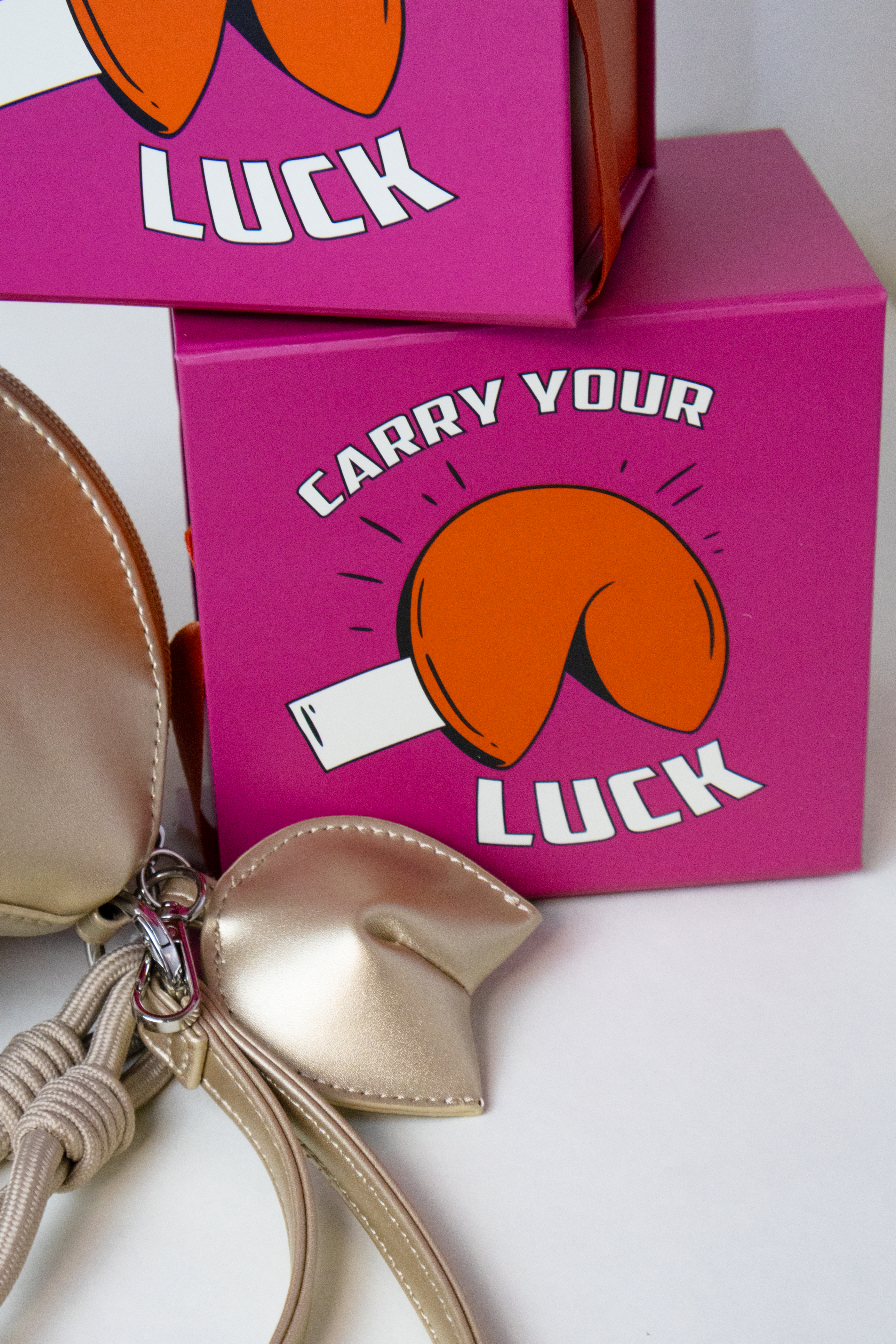 Golden Mini Fortune Bag