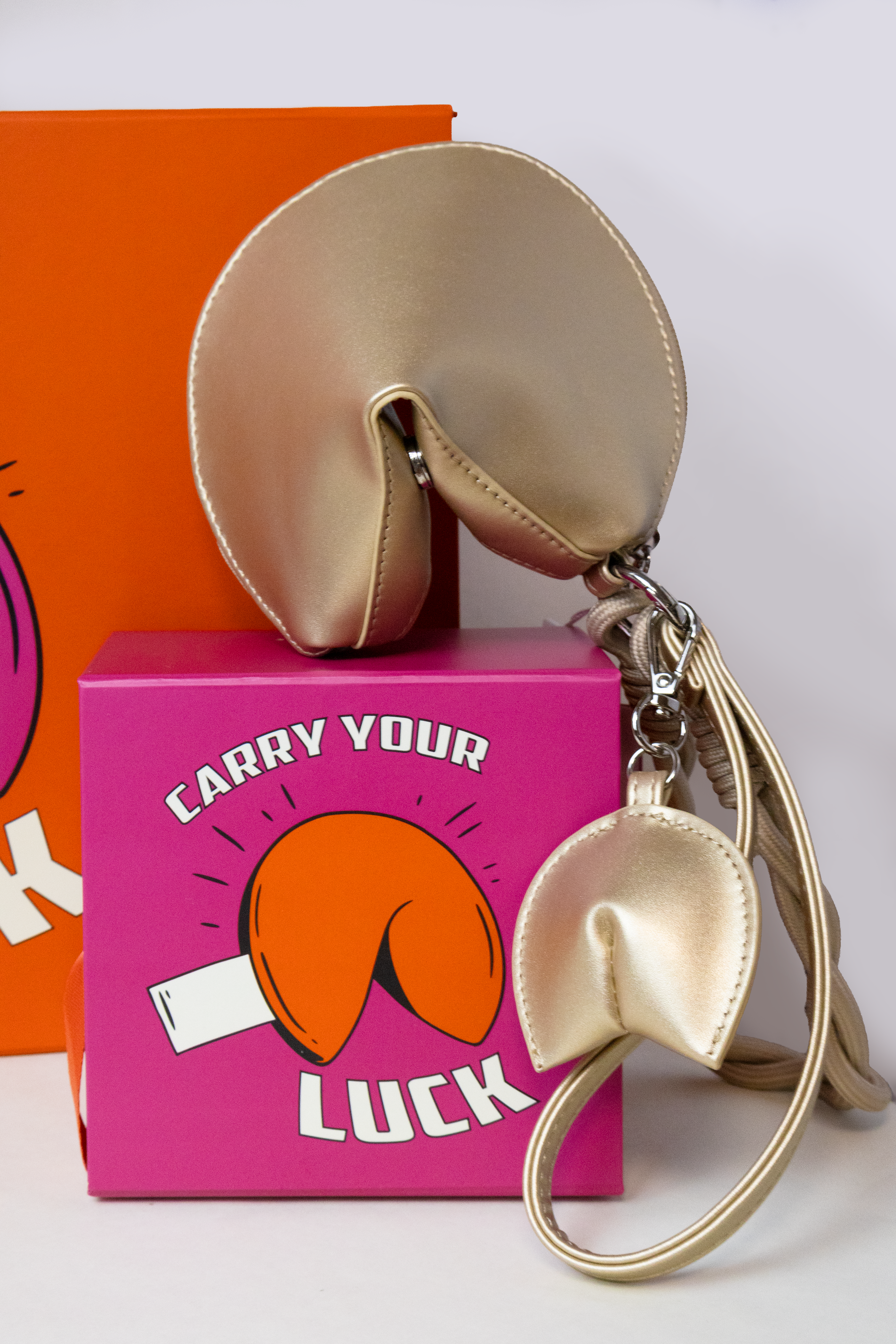 Golden Mini Fortune Bag